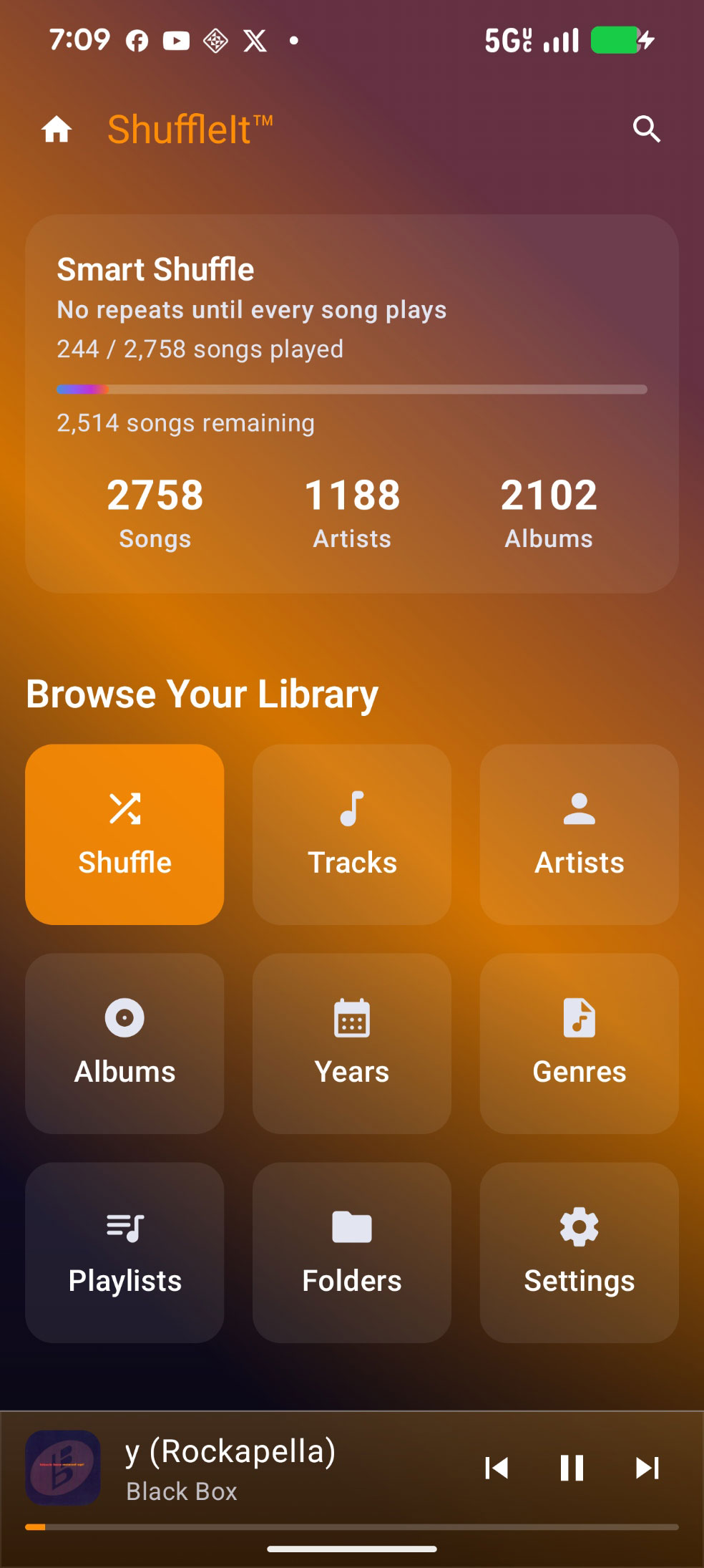ShuffleIt app screenshot