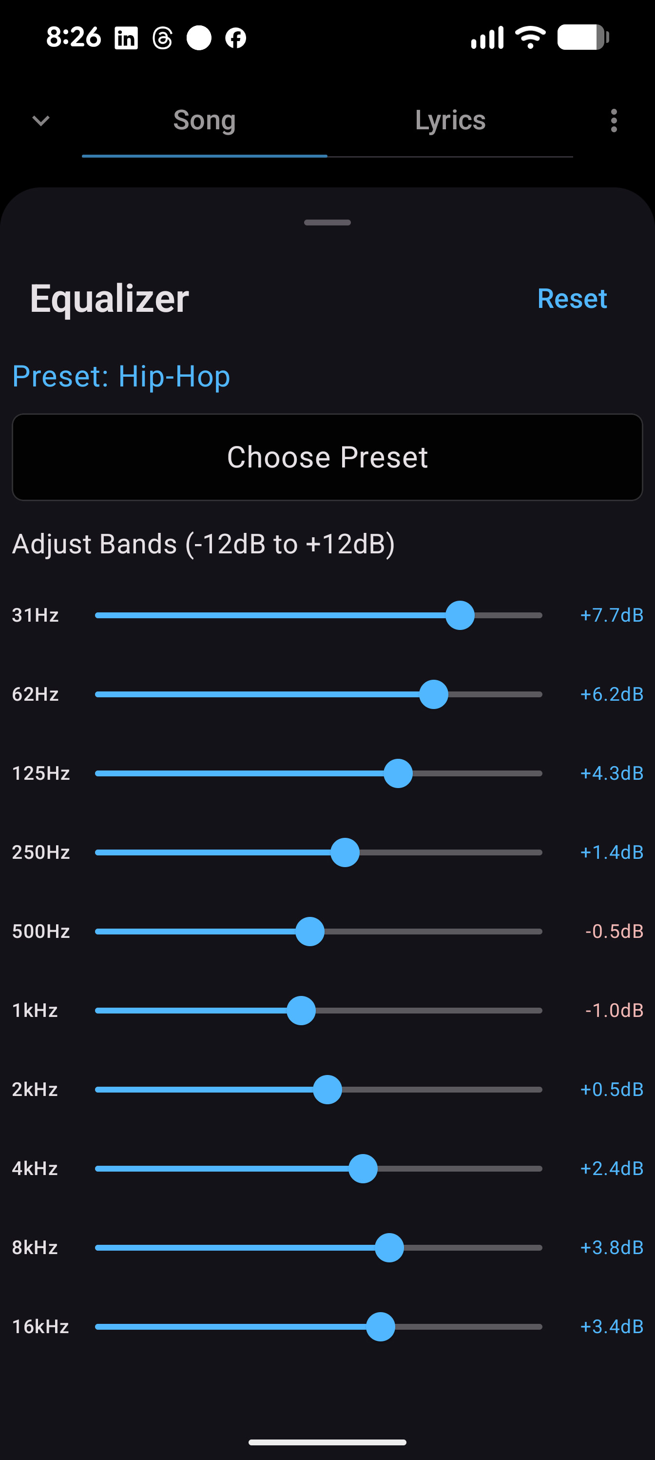 ShuffleIt equalizer tool