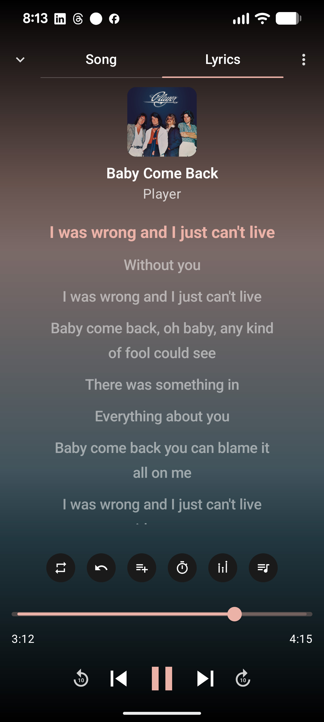 ShuffleIt dynamic lyrics screen