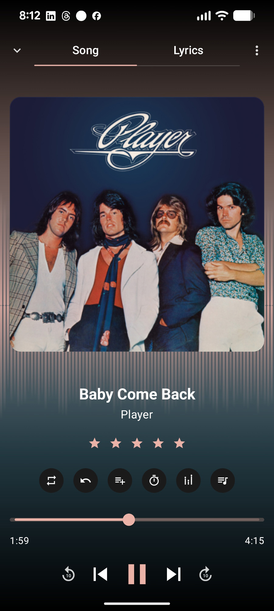 ShuffleIt now playing screen