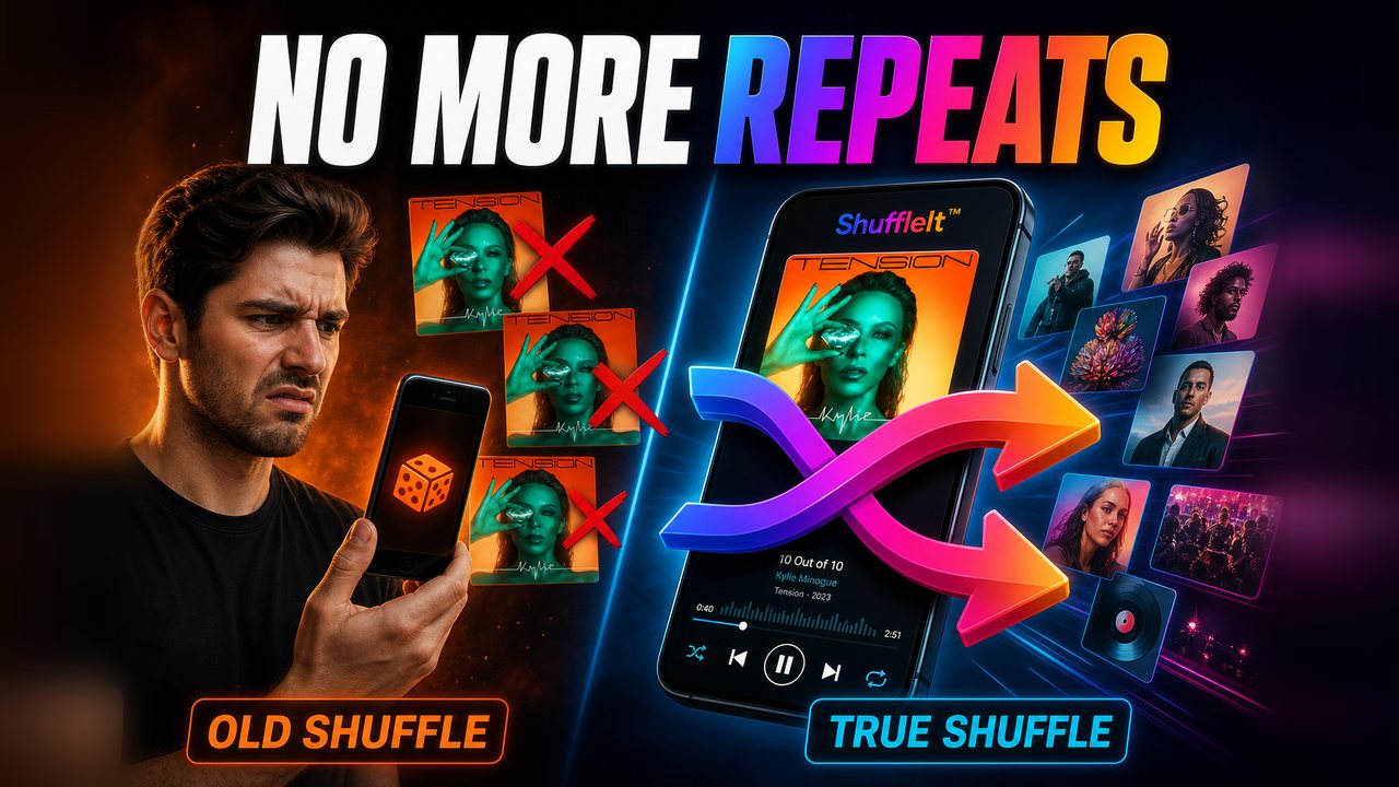 Watch why random shuffle repeats the same songs